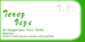 terez vizi business card