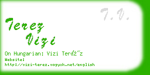 terez vizi business card